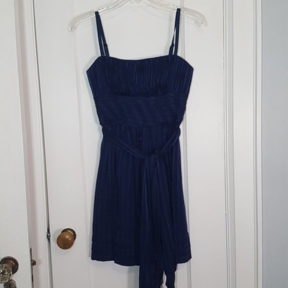 BCBGMaxAzria Navy Blue Cocktail Dress - Picture 3 of 7